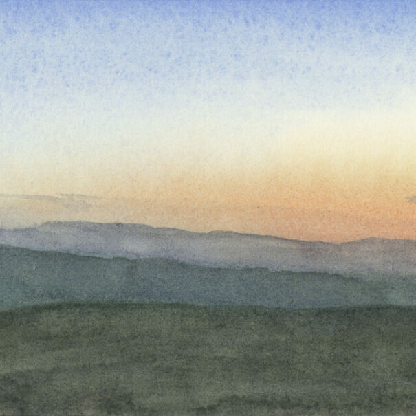 Midsummer Eve twilight - from Wadsworth Moor across Walshaw Moor - limited edition signed print