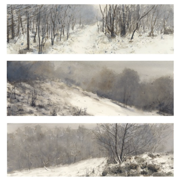 Snow in January on a Calderdale little farm (signed prints)