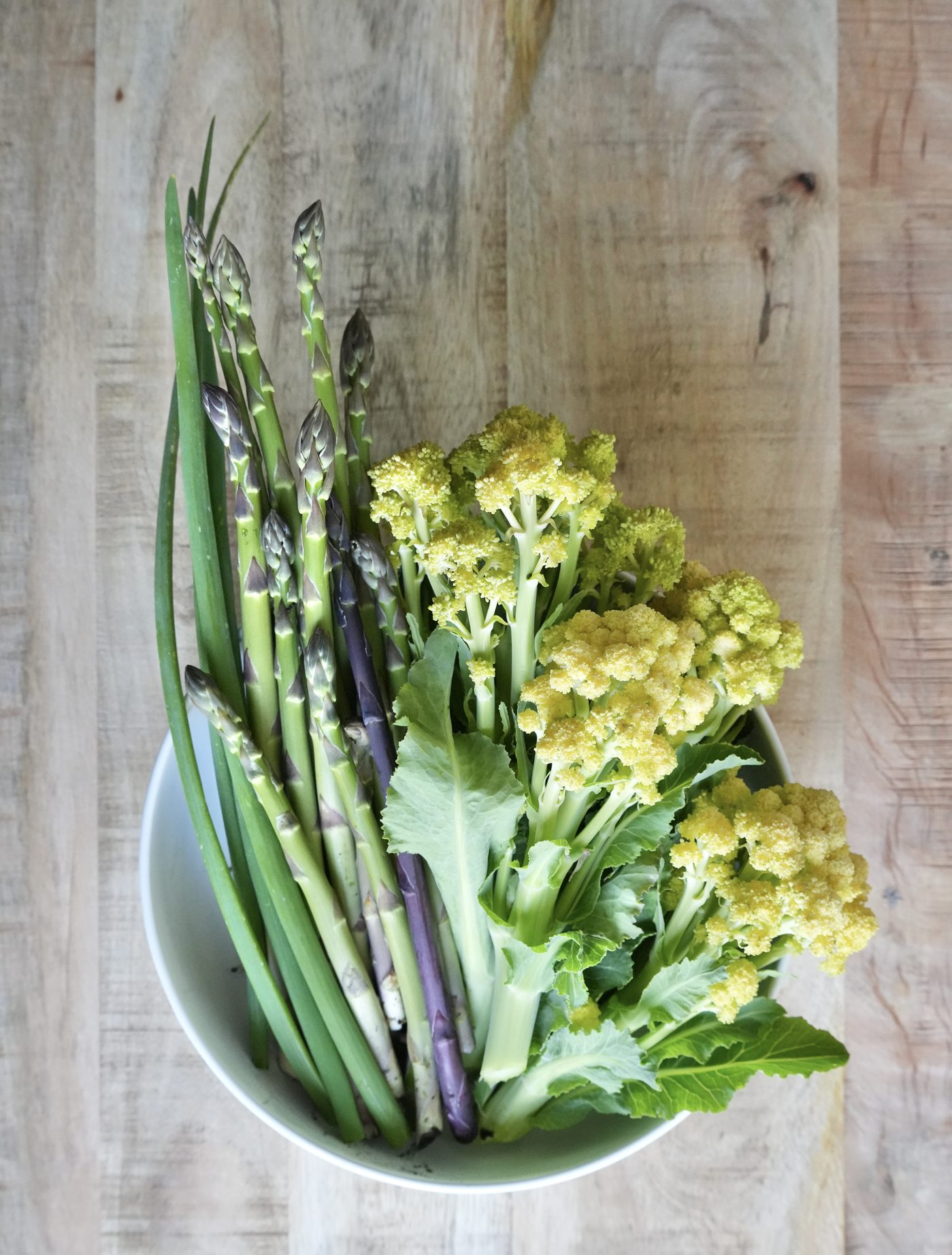 A mix of perennial edible food crops 